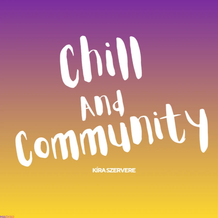 Chill and Community – Kíra szervere logó